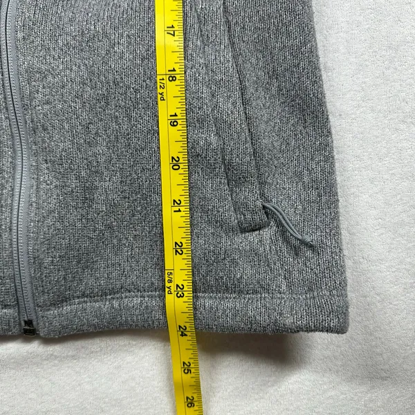 The North Face Women’s Fleece Jacket Size XS Gray Full Zip Lightweight Outdoor - Image 7
