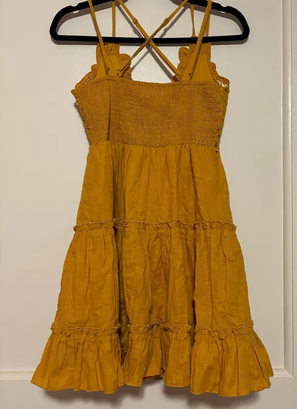 Boutique Dress Yellow - Image 2