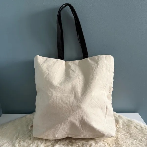 Mud Pie Handloom Tassel Tote - Image 5