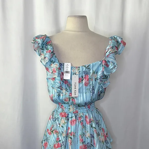 NWT!! Revolve YUMI KIM Eden Dress Floral Mulberry Angel Mini Party X-Small - Image 10