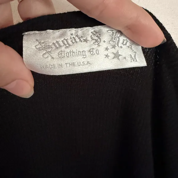 Freedom Black Long Sleeve Tee Size M - Image 2
