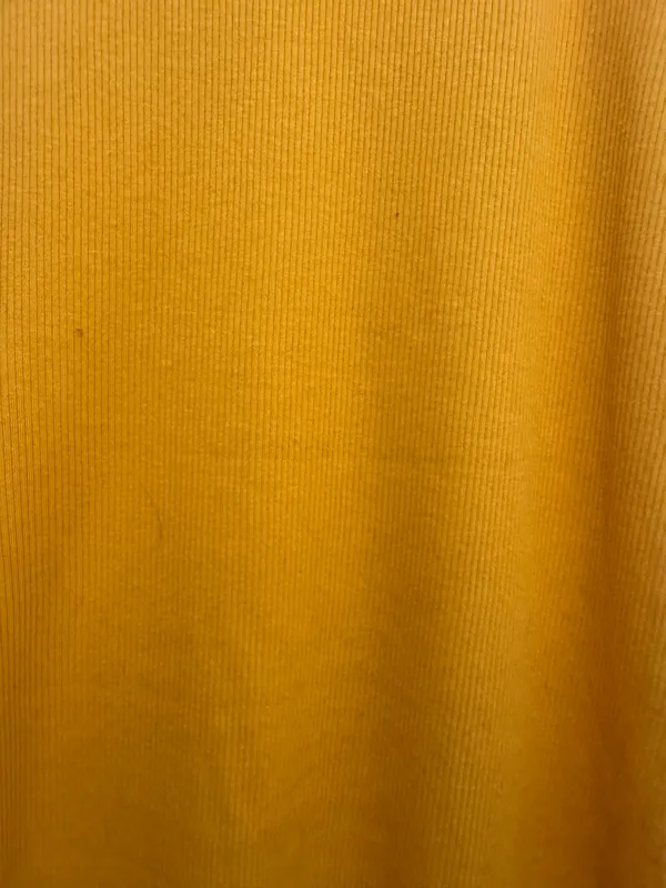 Zara ribbed midi dress mustard yellow color size M - Image 4