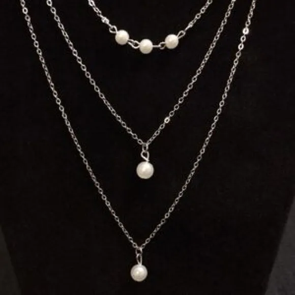 Paparazzi Silver Layered Necklace - Image 3