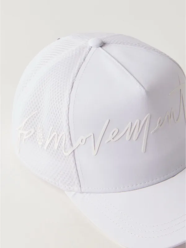 Free people movement signature soft mesh trucker hat white NWT $48 - Image 3
