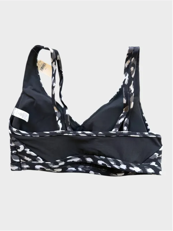 Size L OFFLINE by Aerie Goals Plunge Sports Bra in Animal Print - Image 2