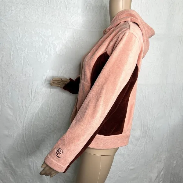 Patagonia Pink Full Zip Fleece Jacket - Image 2