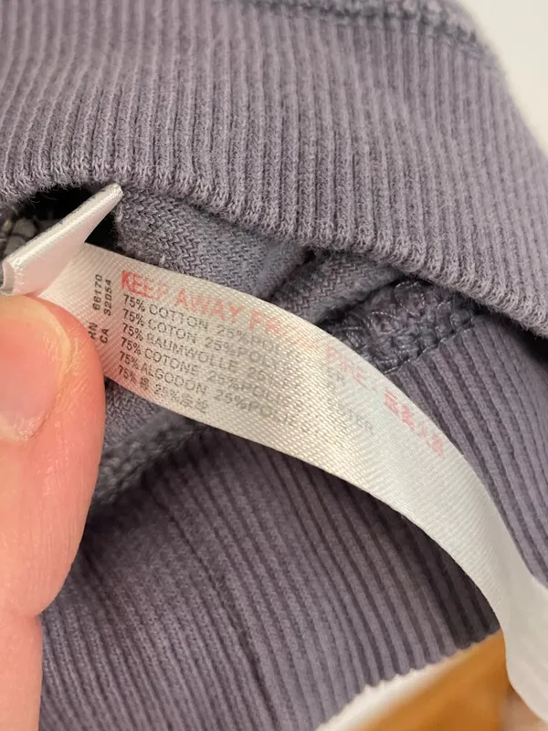 OUT FROM UNDER URBAN OUTFITTERS Vica Boat Neck Sweatshirt Periwinkle Velour Boxy - Image 12