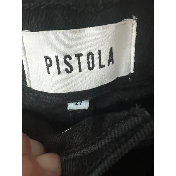 Pistola Denim Womens Black High Rise Slim Leg Jeans Size 27 - Image 5