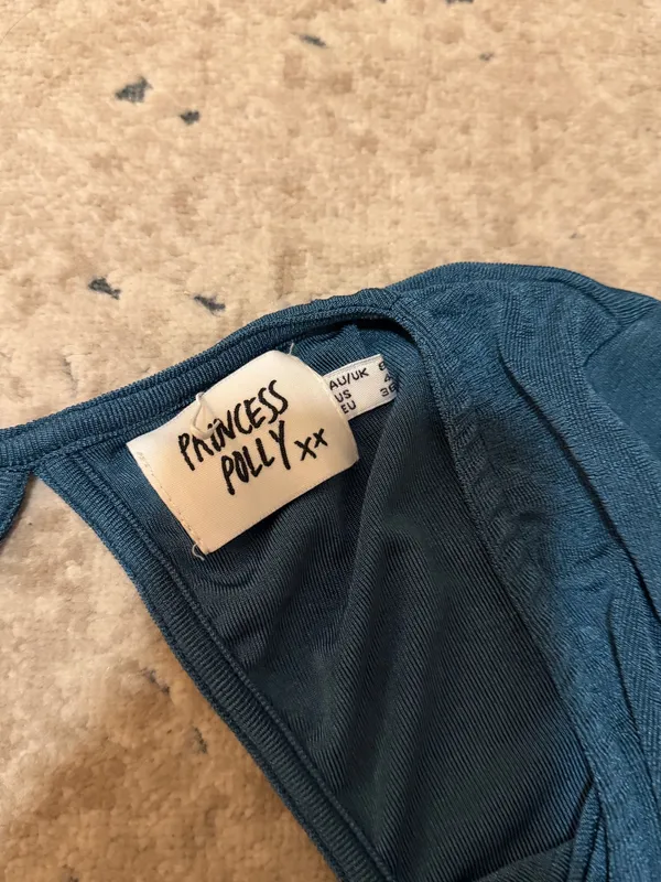 Princess Polly Teal Maxi Dress - Image 4