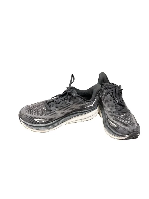 Hoka One Clifton 9 wms black white walking running sneakers sz 8.5B SKU 10-365 - Image 2