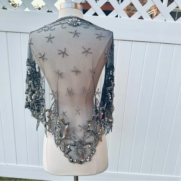 Vintage Beaded Cape - Image 3