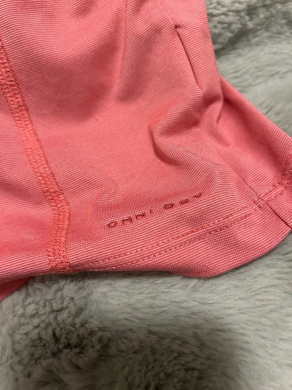 Columbia Women’s pink salmon short sleeve shirt size large - Image 3