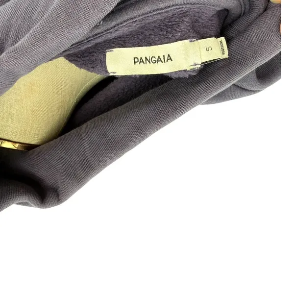 PANGAIA Purple Organic Cotton‎ Mock Neck Oversized Sweatshirt Size Small - Image 8
