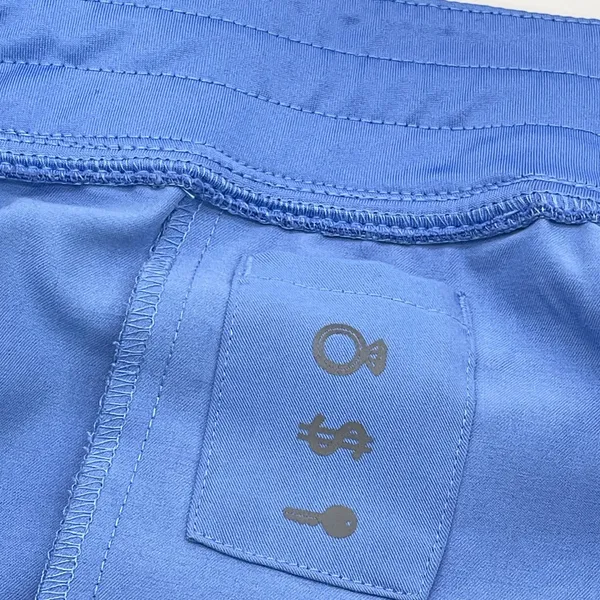 FIGS Zamora Jogger Scrub‎ Pants Women Medium Blue Stretch Minimal Healthcare - Image 10