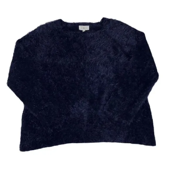 Lou & Grey Soft Cozy Navy Blue Sweater(Size XS) - Image 2