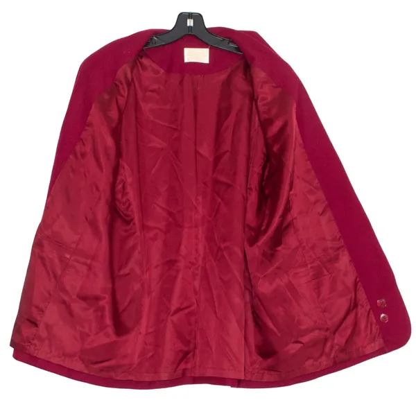 Vintage Pendleton Jacket Blazer Wool Minimalist Classic 90s Professional Red 16 - Image 2