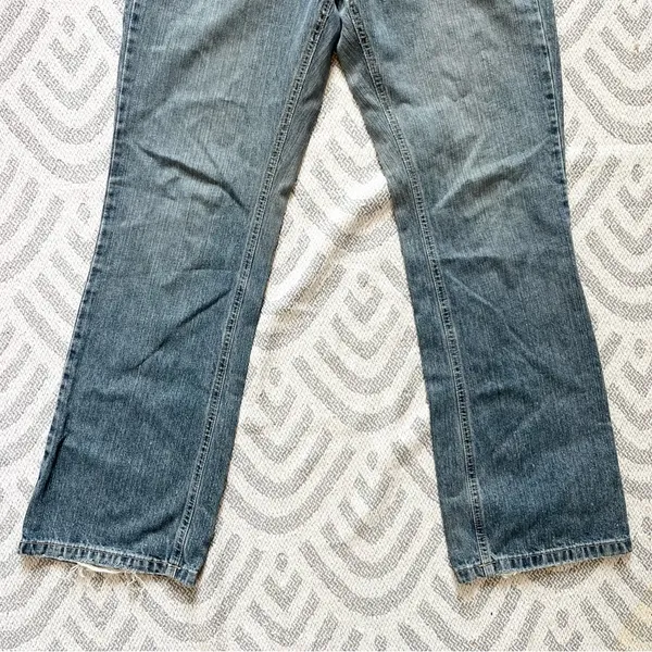 TOMMY HILFIGER Women’s High Rise Bootcut Blue Denim Jeans 8 Long - Image 4