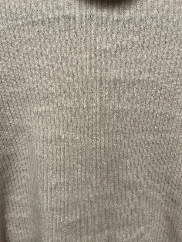 REFORMATION Luisa Cashmere Tan Ribbed Turtleneck Cropped Sweater, Size S - Image 5