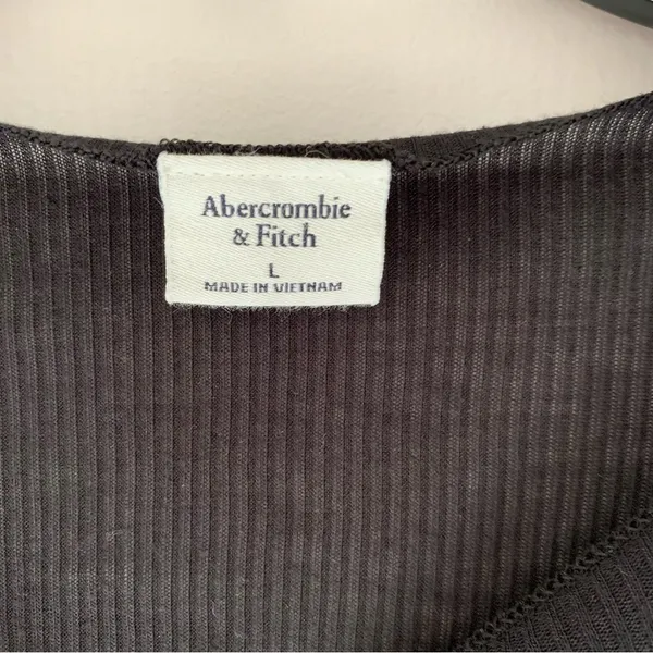Abercrombie and Fitch Black Long Sleeve with Tank Top - Image 5