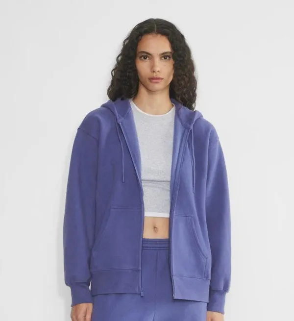 Aritzia Cozy Fleece Boyfriend Zip Hoodie - Image 5