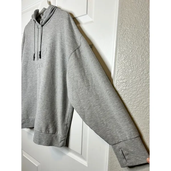 Juicy Couture Sport Hoodie XL Embossed Logo Thumbholes - Image 2