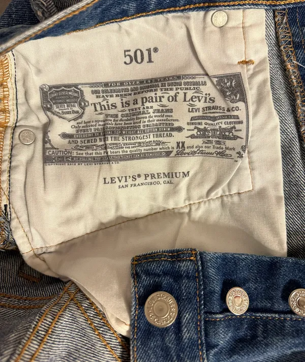 Levi's 501 Denim Shorts - Image 4