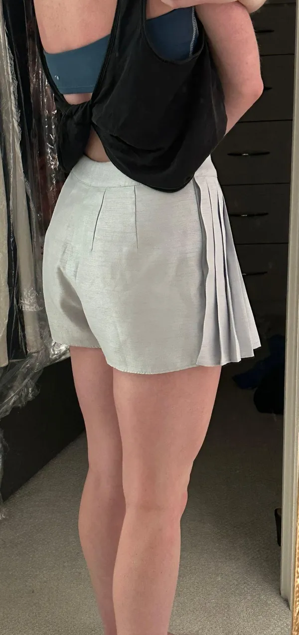 Mini Skort Silver Size XS - Image 4