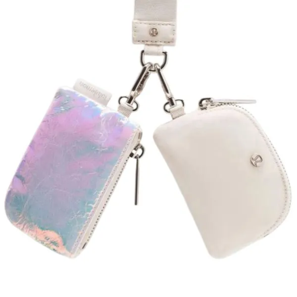 Lululemon Dual Pouch Wristlet Iridescent Iridescent / Bone - Image 4