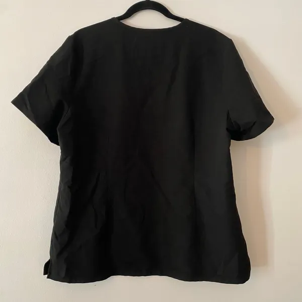FIGS Black Catarina Scrub Top Uniform Nurse Doctor Medical Women's size XXL - Image 5