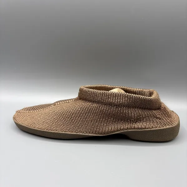 Orthopedic Mesh Knit Sock Shoe Size Large Womens 9 10 Brown Slip on Comfort - Image 5
