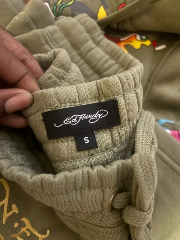 Green Ed Hardy Pants - Image 4