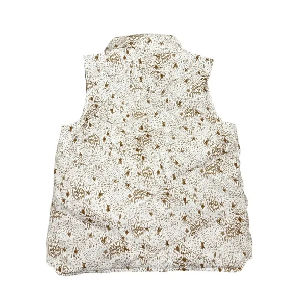 Patagonia Toggle Down Puffer Vest Cream Birch White Brown Size Women's Medium - Image 2