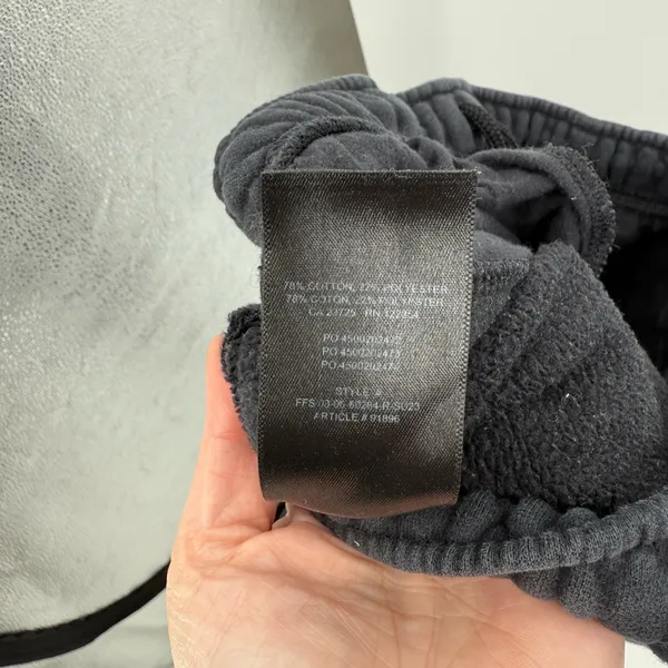 Aritzia‎ TNA Women's Black Sweatfleece Cozy Fleece Pants Size XS - Image 5