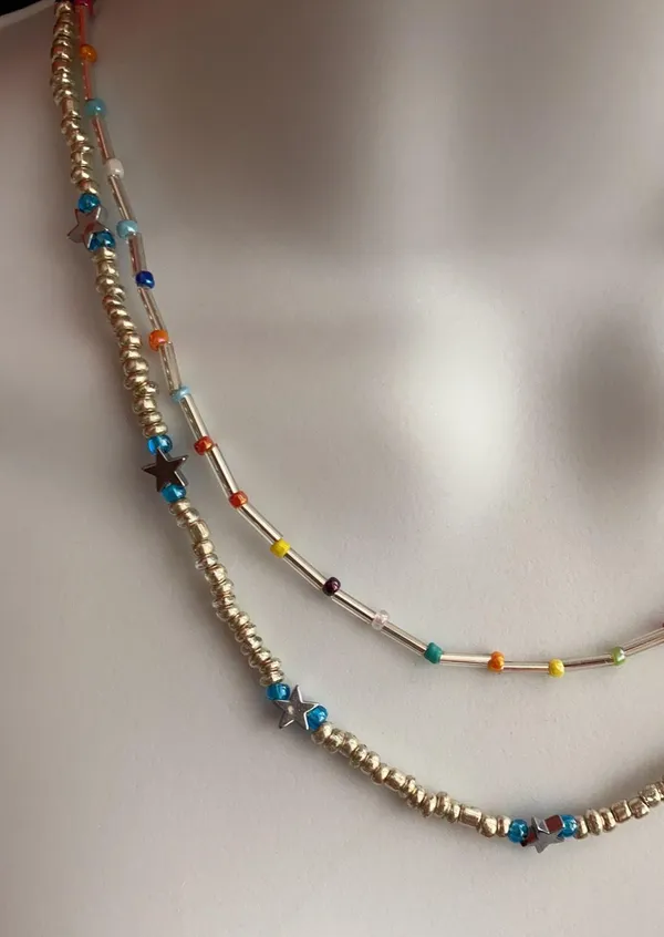 Free Press beaded layered bohemian necklace - Image 2