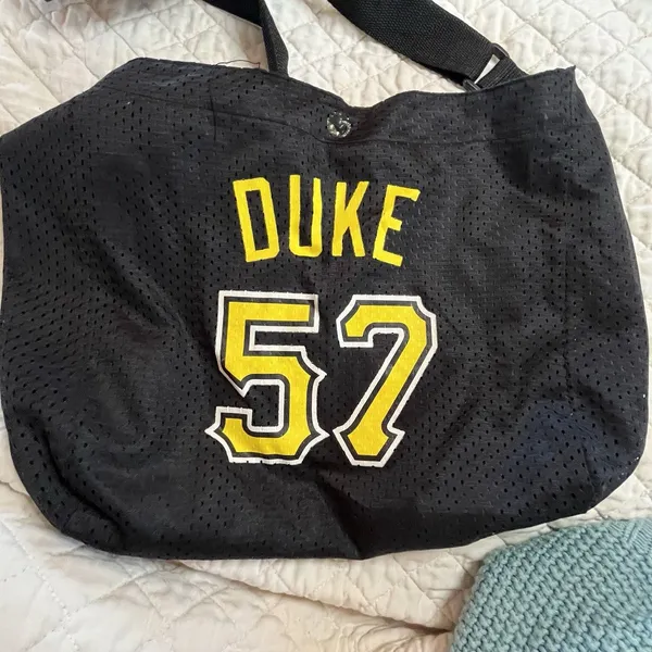 Rare Pittsburgh Pirates Pnc Park Sga Zach Duke #57 Jersey Handbag - 5/9/2010 - Image 6