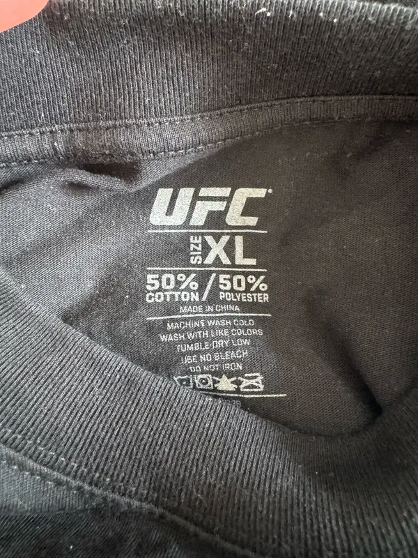 UFC men’s graphic tee Black Size XL - Image 2