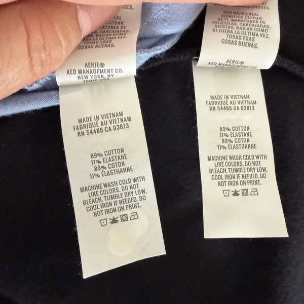 New Bundle‎ Aerie Low Back Mini Dress Small Light Blue Black Athletic Athleisure - Image 15