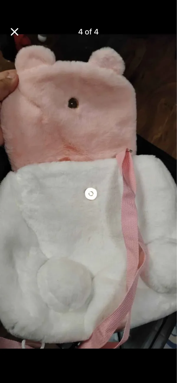 plush bag Pink - Image 3