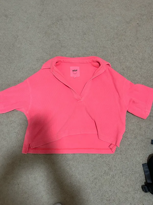Aerie Hot Pink Sweater - Image 3