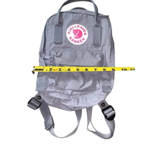 Fjallraven Kanken Mini Backpack Unisex OS Fog Grey/lavender Gorpcore 23561‎ - Image 4