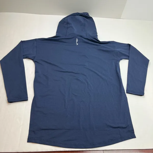 RLX Ralph Lauren Lux Carbon Spring Navy Heather Womens Golf Hoodie Size XS‎ NEW - Image 16