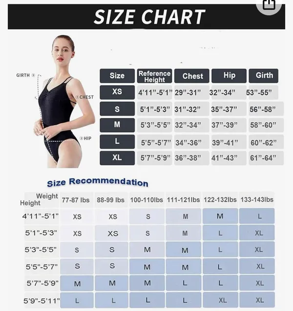 Women's Dance Leotards Camisole Cotton Ballet Bodysuit - Image 5