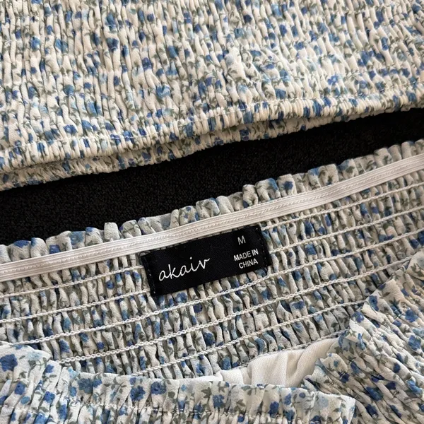 Floral Matching Set Blue Size M - Image 2