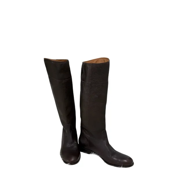 Vero Cuoio Riding Leather Dark Brown Boots Womens |US 8.5 - Image 3