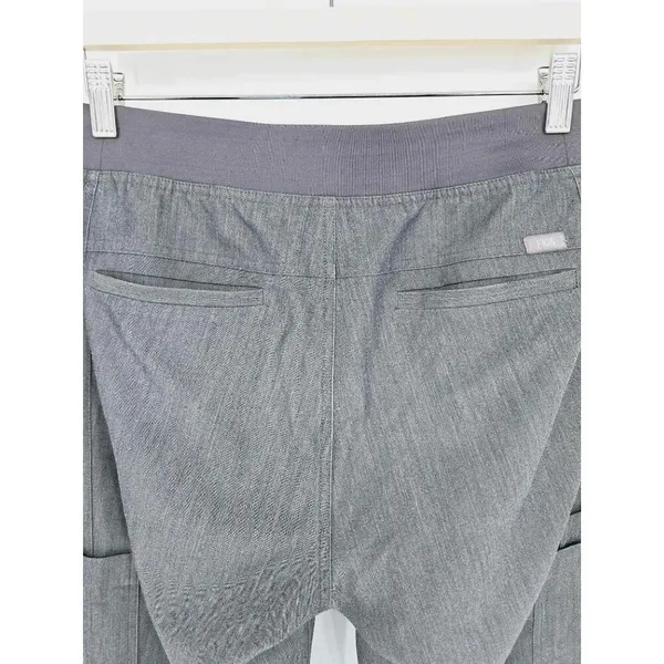 FIGS Cade Cargo Scrub Pants Straight Leg Graphite Gray Women's Small Pants - Image 8