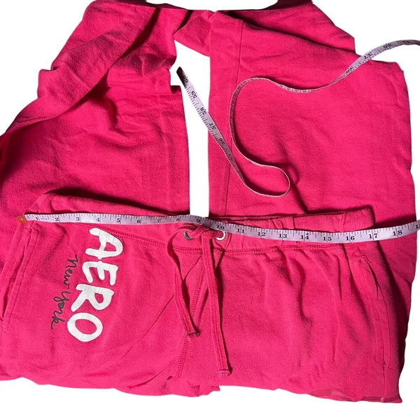 Aeropostale Pants Womens Medium Y2K Retro Throwback Wide Leg Active Lounge - Image 13