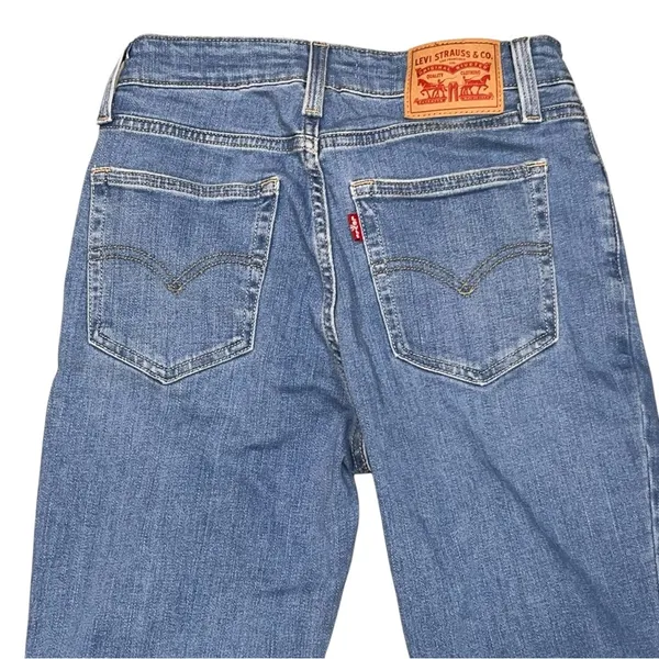 Levi’s 726 Distressed Flare Leg Denim Blue Jeans Pants size 27 - Image 6
