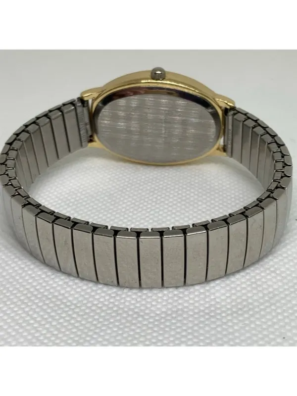 Peck & peck women’s gold tone watch 24mm rhinestones quartz watch running - Image 5