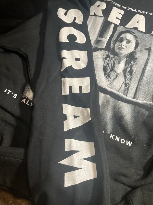 Scream Crewneck Black Size L - Image 3