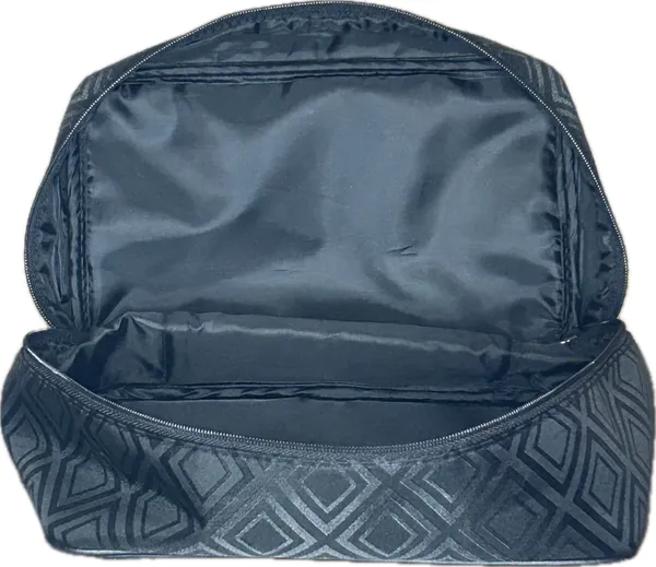 Estée Lauder makeup bag black diamond print - Image 7